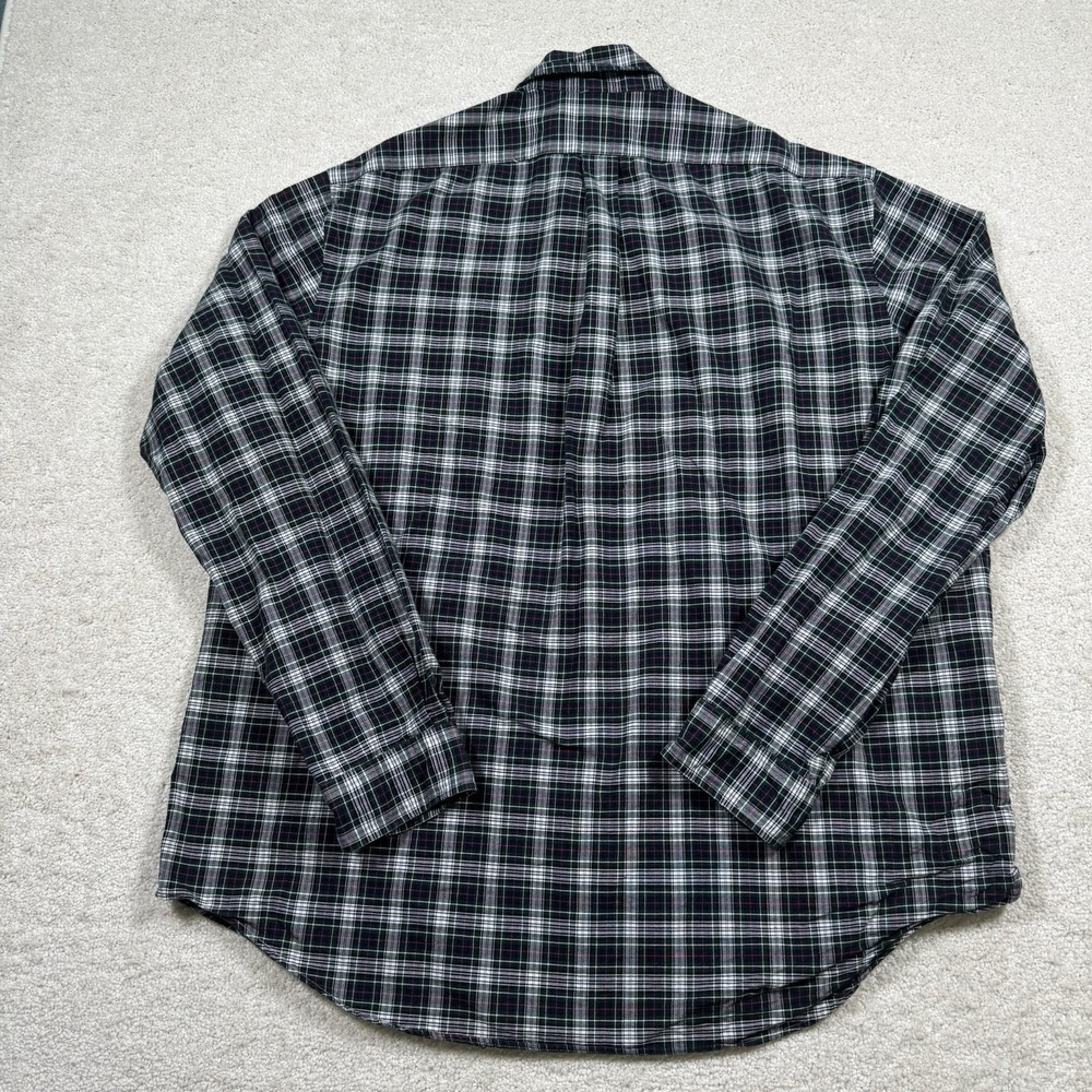 Polo Ralph Lauren Men XXL Cotton Multicolor Plaid Long Sleeve Button Front Shirt - Picture 3 of 7